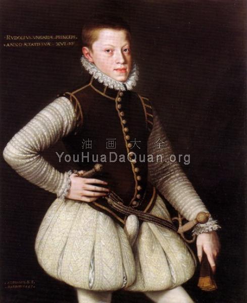 Rudolf II, Holy Roman Emperor as a young Archduke - 阿朗索·桑切斯·科埃略